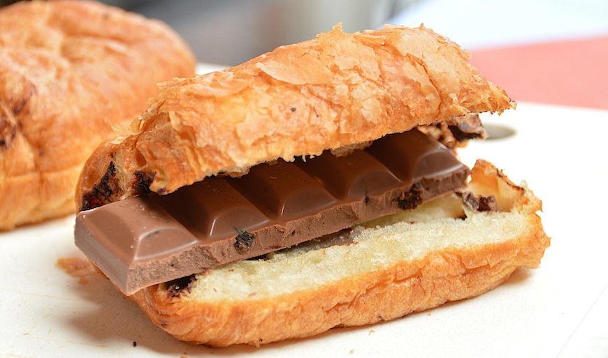 sanduche de chocolate