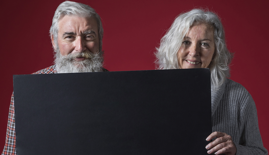 pareja adultos mayores